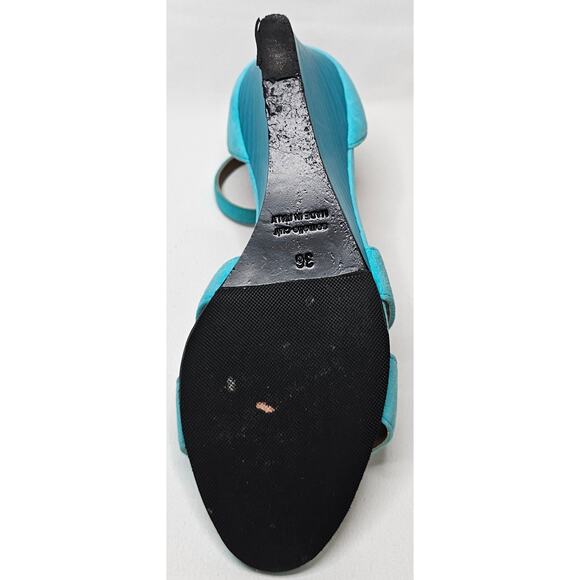 Hermès Legend Turquoise Suede Sandals - Picture 7 of 10